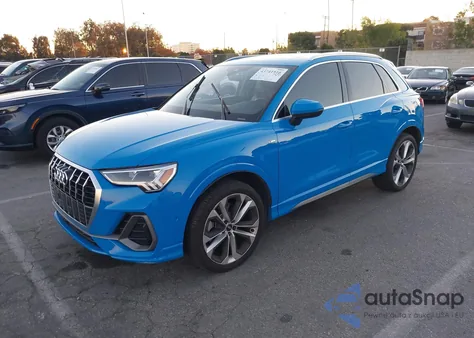 2020 Audi Q3 Prestige 45 Tfsi S Line Quattro Tiptronic from USA, damaged, VIN WA1FECF35L1005475